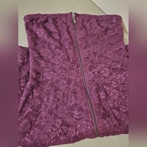 Y2k Victoria's Secret Zip Front Lace Dress Strapless Full Lace Medium